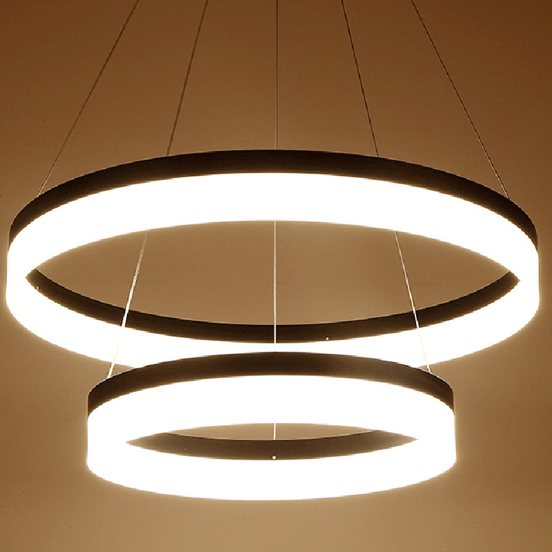 Stile moderno a pendente a pendente a pendente mutile Metal Mutil Luci sospese Apparecchio di illuminazione sospeso