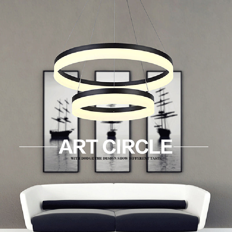 Stile moderno a pendente a pendente a pendente mutile Metal Mutil Luci sospese Apparecchio di illuminazione sospeso