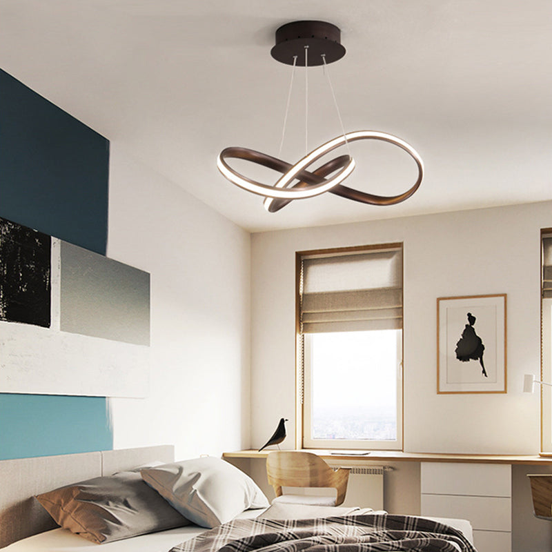 Cirkel hangende licht moderne stijl metalen led hangende verlichtingsarmaturen voor eetkamer woonkamer