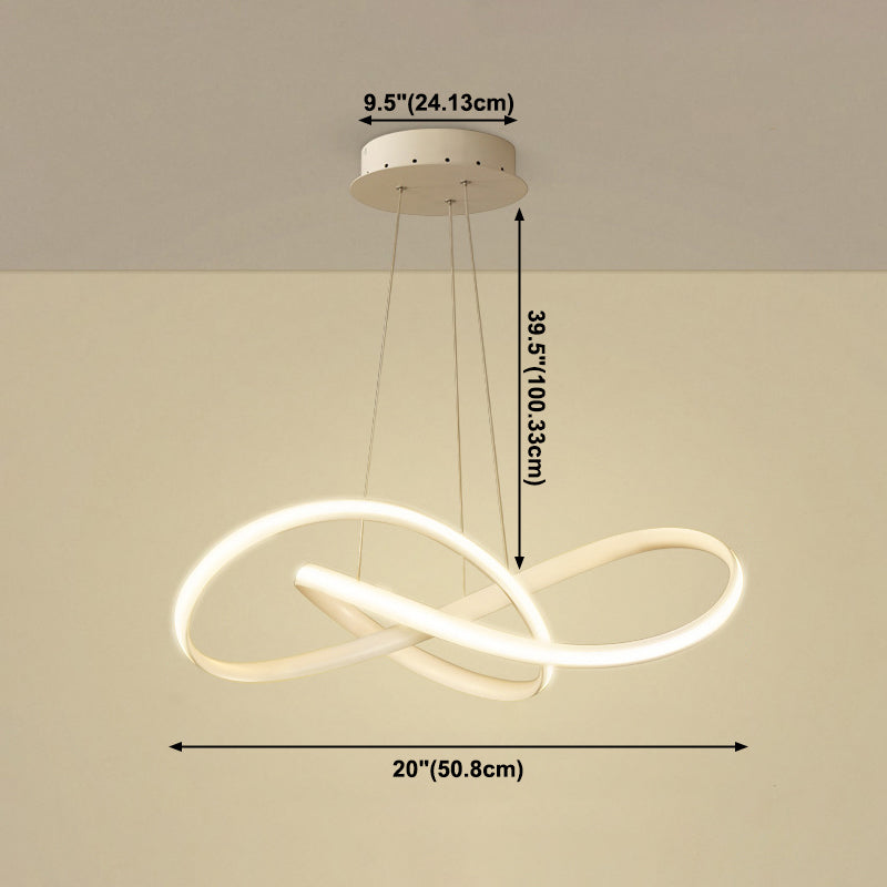 Cirkel hangende licht moderne stijl metalen led hangende verlichtingsarmaturen voor eetkamer woonkamer