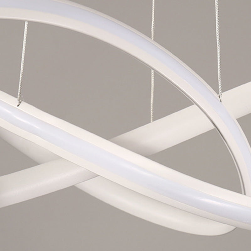 Cirkel hangende licht moderne stijl metalen led hangende verlichtingsarmaturen voor eetkamer woonkamer