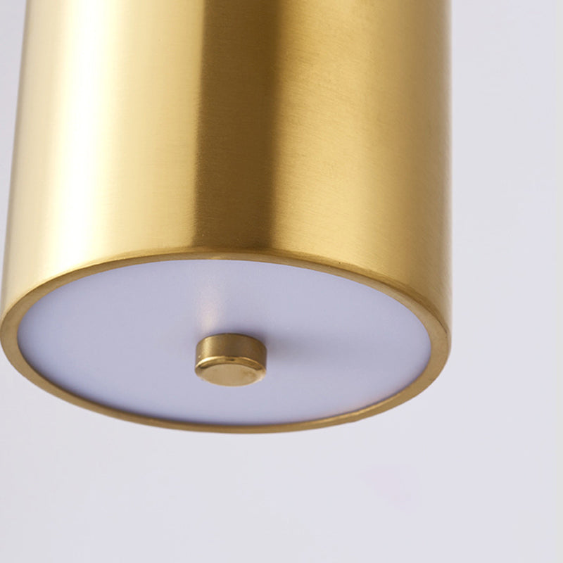 Contemporary Geometric Shaped Drop Pendant Metal 1 Light Suspension Light