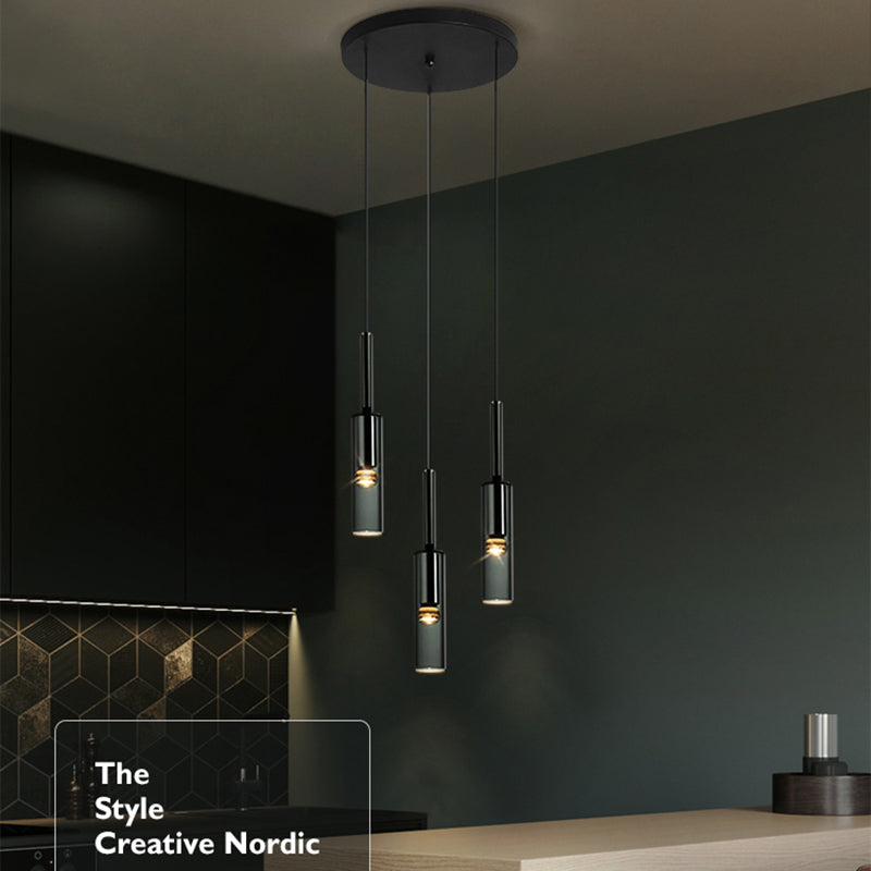 Cylindrical Pendant Lighting Fixtures Contemporary Kitchen Pendant Lights