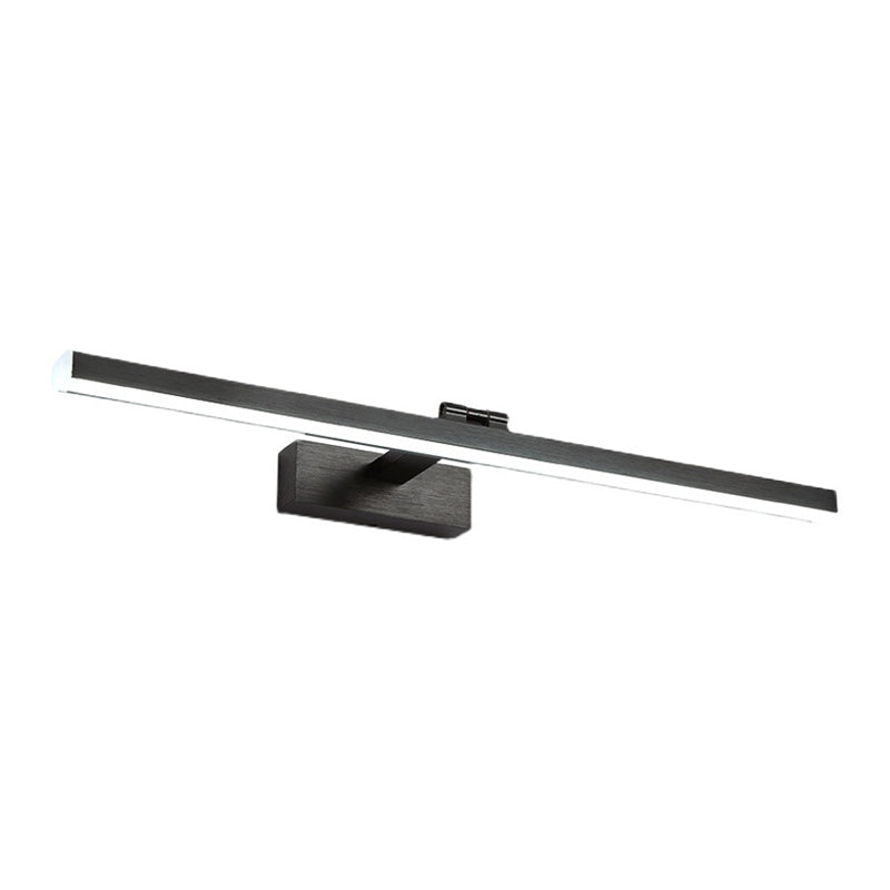 Adjustable Wall Light Modern Wrought Iron Linear Wall Sconce Mirror Front Lamp
