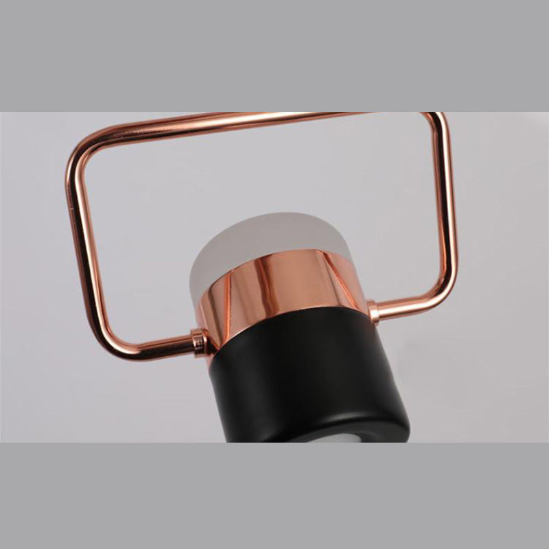 Lampade cilindriche dell'isola moderna lampada lampadario per l'isola multi-testa con ombra acrilica