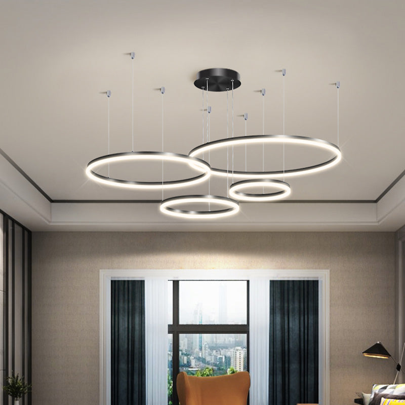 Zeitgenössische mehrschichtige verstellbare Anhängerbeleuchtung für den Lebensraum im Wohnzimmer