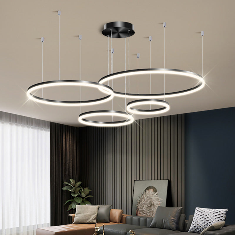 Zeitgenössische mehrschichtige verstellbare Anhängerbeleuchtung für den Lebensraum im Wohnzimmer