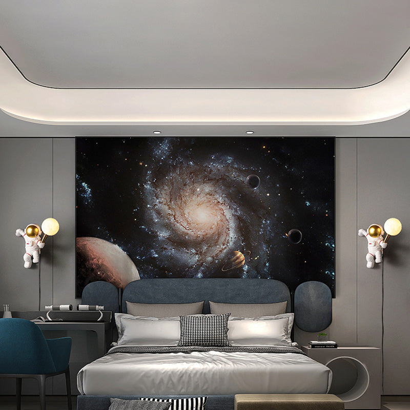 Minimalismo moderno Disparo de pared doméstica con sombra blanca para la habitación de los niños del dormitorio