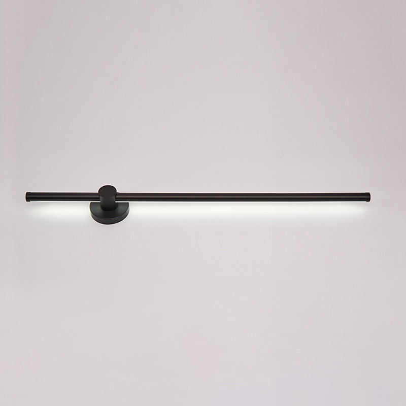 Metalen lineaire wandlicht SCONCES LED HEDENDAAGE WANDELEMUST LICHTBRIJFTE IN ZWART