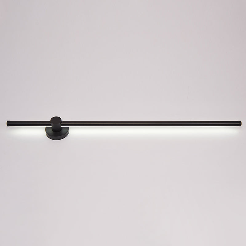 Metalen lineaire wandlicht SCONCES LED HEDENDAAGE WANDELEMUST LICHTBRIJFTE IN ZWART