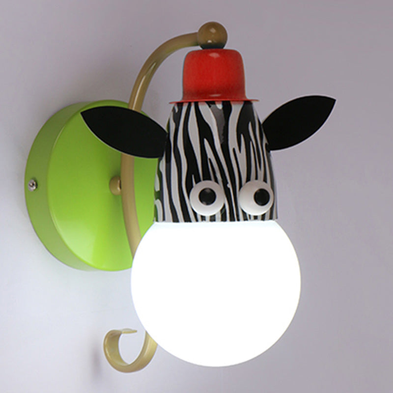 Luces creativas de luz de pared de estilo moderno Lámpara de forma de animal para la habitación del niño dormitorio
