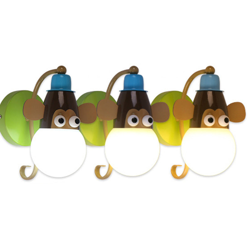 Luces creativas de luz de pared de estilo moderno Lámpara de forma de animal para la habitación del niño dormitorio