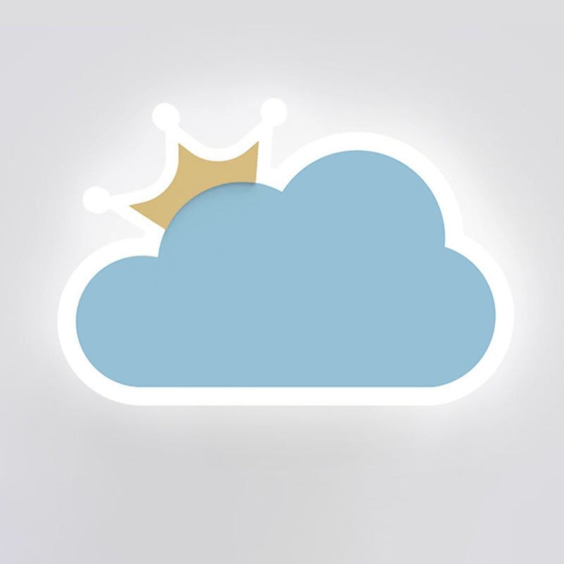 Kids Multiple Shaped Wall Mounted Light Fixture Bedroom Wall Mount Light Fixture