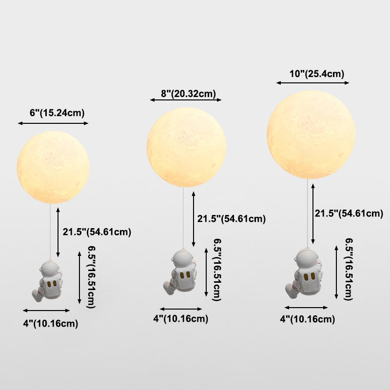 Kid Room One Head Wandleuchter Astronauten Boy Room Wandmontage Leuchte Leuchte