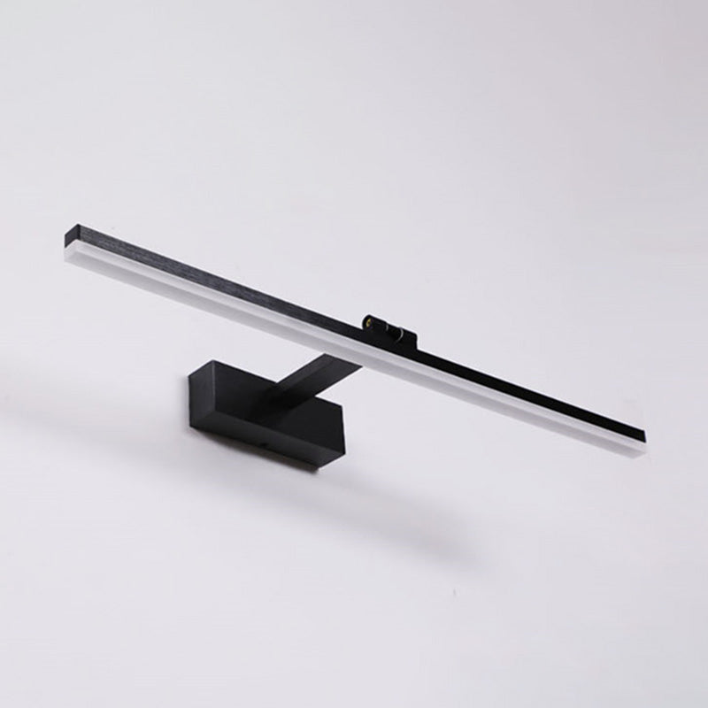 Modernist Single-Bulb Copper Mirror Front Light LED Metallic Wall Mounted Light for Bathroom