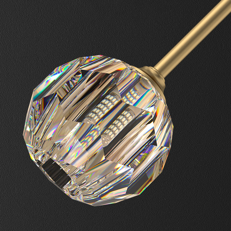 8.5"/7"/6" Wild Crystal Sconce Light Postmodern Wall Mounted Light Fixture