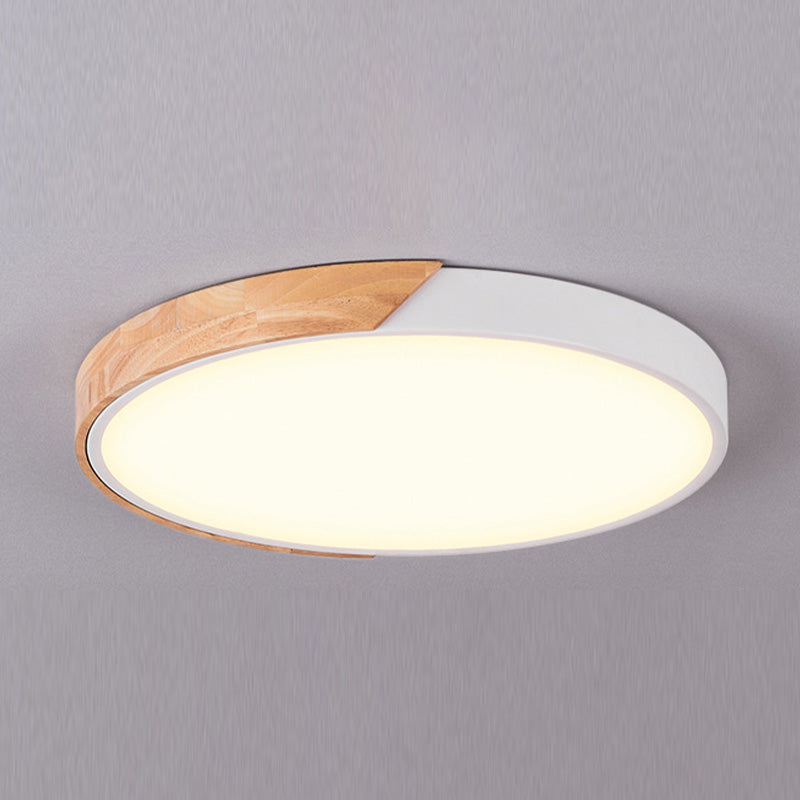 Macron LED Light Fixture Acrylic Colorful Ceiling Mount Light for Sitting Room