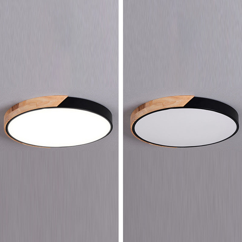 Macron LED Light Fixture Acrylic Colorful Ceiling Mount Light for Sitting Room