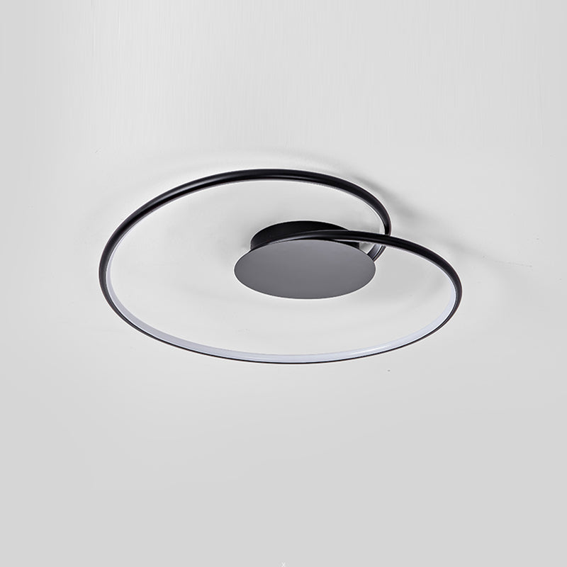 Creative Contemporary Flush Mount Lamp Acrylic Shade LED Lamp for Bedroom