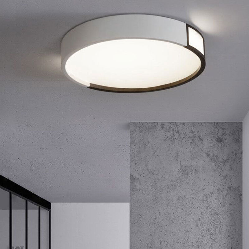 Lámpara de techo rectangular moderna con pantalla acrílica para sala de estar