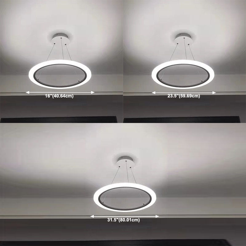 Multi-Tier Chandelier Light Fixture Modern Simplicity Acrylic Pendant Lighting for Restaurant