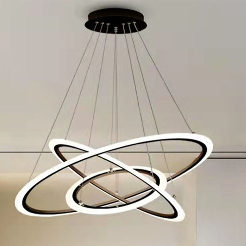 Multi-Tier Chandelier Light Fixture Modern Simplicity Acrylic Pendant Lighting for Restaurant
