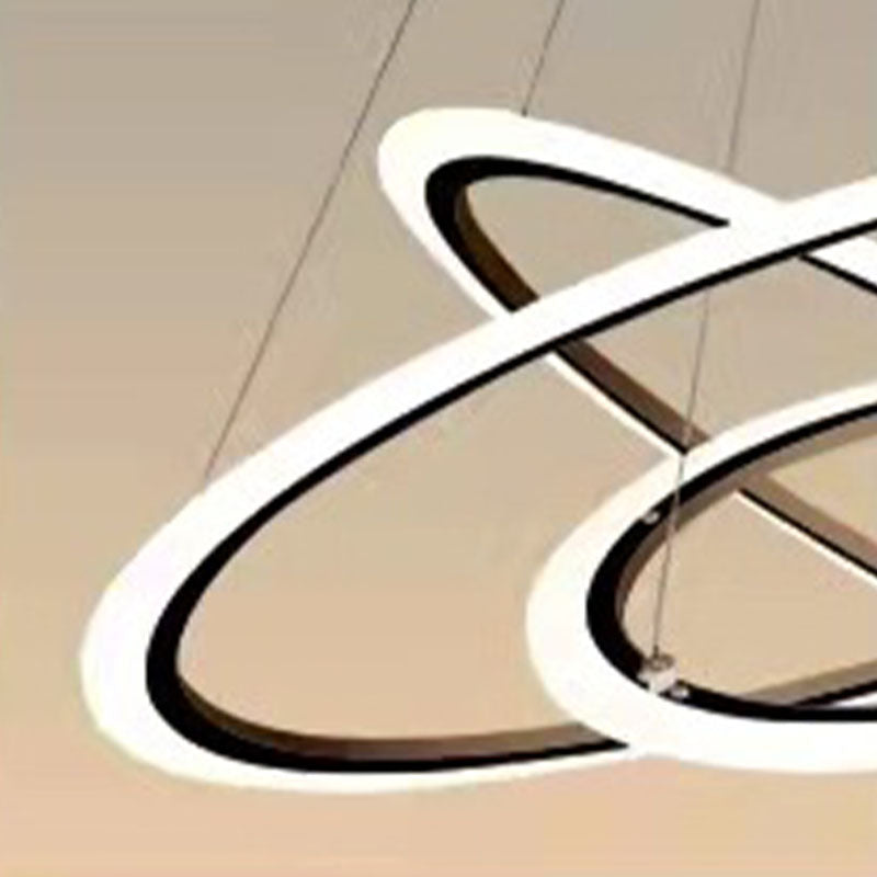 Multi-Tier Chandelier Light Fixture Modern Simplicity Acrylic Pendant Lighting for Restaurant