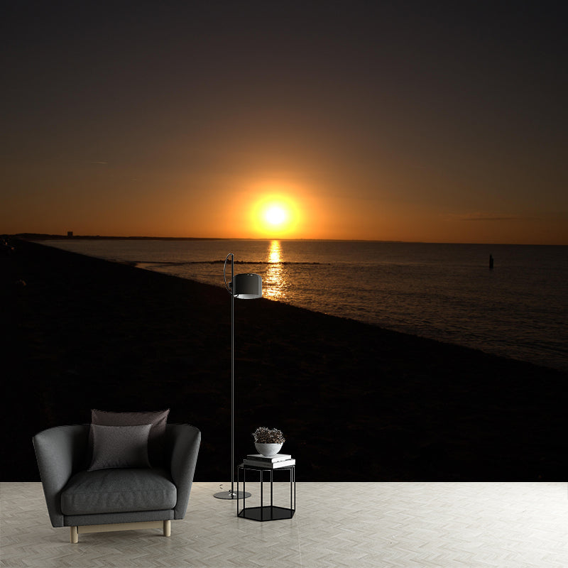 Photography Seascape Mural Wall Decor Environment Friendly for Living Room