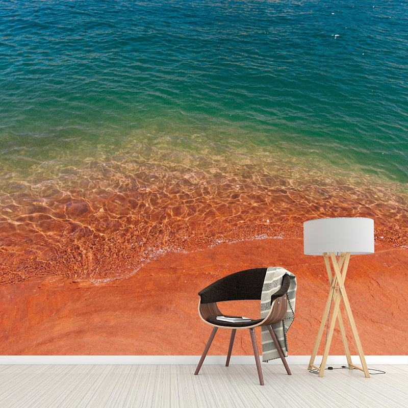 Contemporary Beautiful Seascape Mural Wall Decor Environment Friendly for Living Room