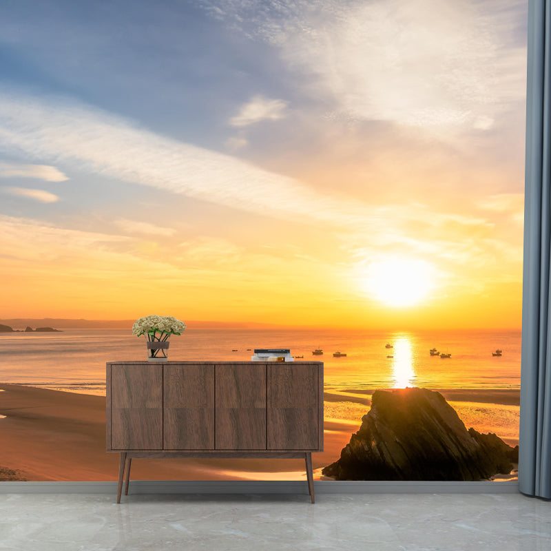 Contemporary Seascape Mural Wall Decor Environment Friendly for Living Room