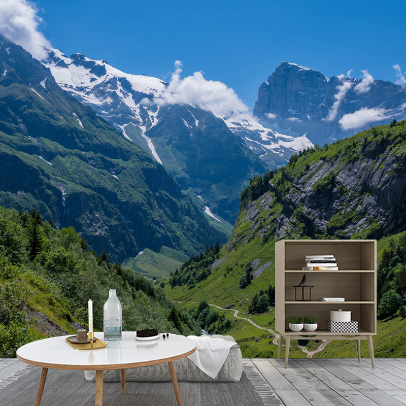 Modern Huge Mountain Mural Wall Decor Environment Friendly for Living Room