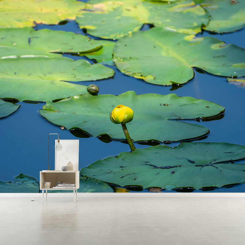 Water Plants Wall Mural for Home Decor Customized Wall Covering, Moisture Resistant