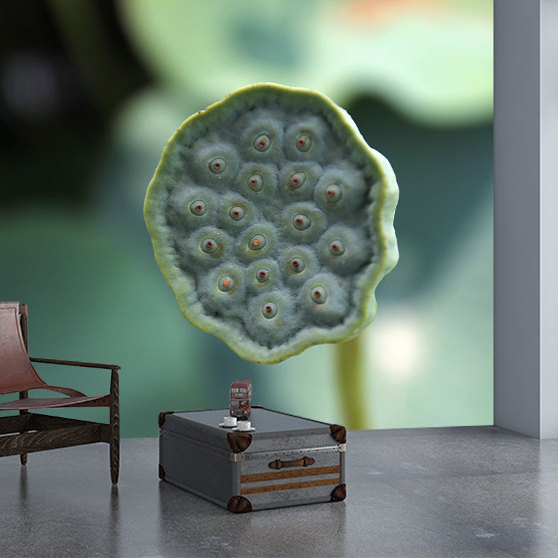 Water Plants Wall Mural for Home Decor Customized Wall Covering, Moisture Resistant