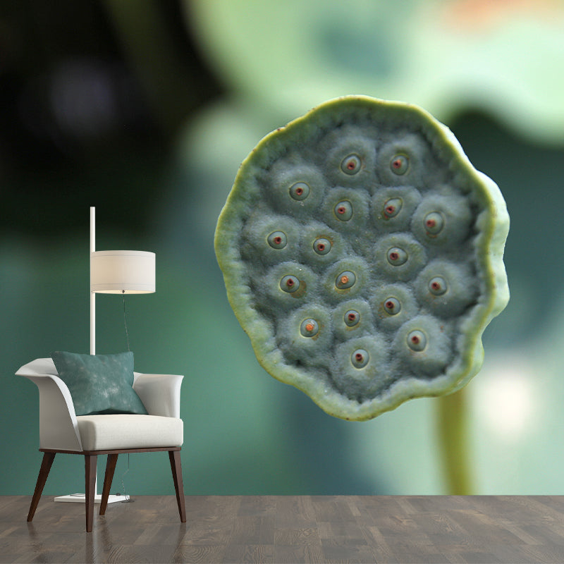 Water Plants Wall Mural for Home Decor Customized Wall Covering, Moisture Resistant