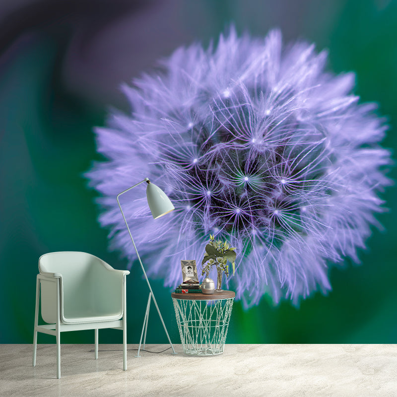 Dandelion Seed Wall Covering for Reading Room Bedroomm, Water Resistant