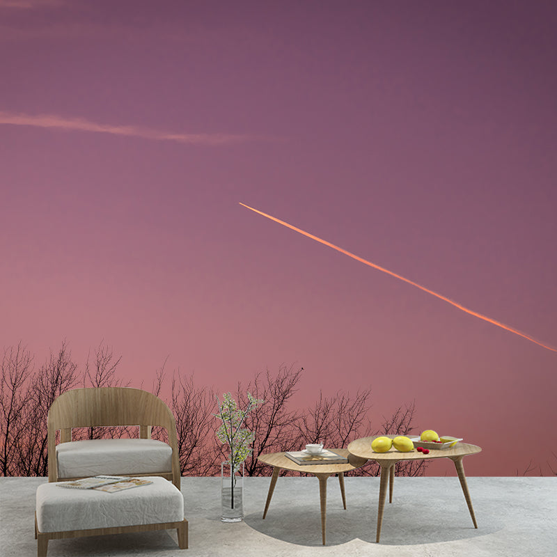 Clear Sky Wall Mural Wallpaper for Dining Room Universe Wall Art, Waterproof