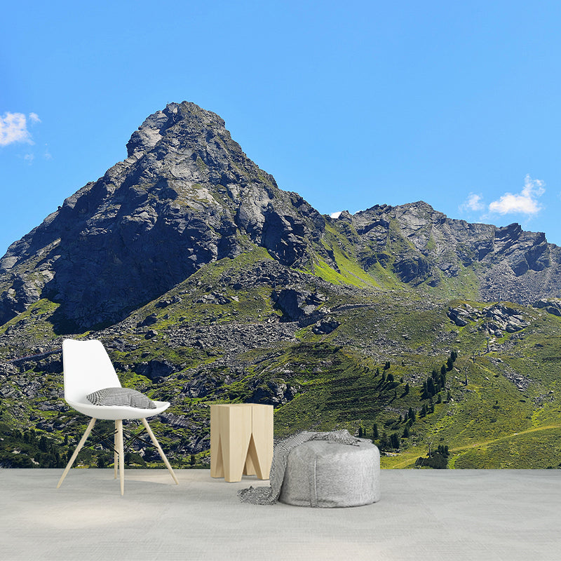 Steep Mountain Wall Covering for Accent Wall Water Resistant, Made to Measure