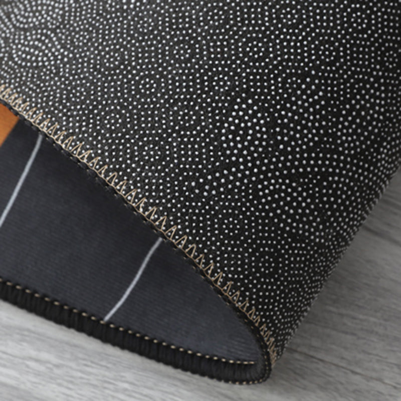 Beige Modern Area Carpet Geometrict Pattern Polyester Area Rug Stain Resistant Rug for Home Decor