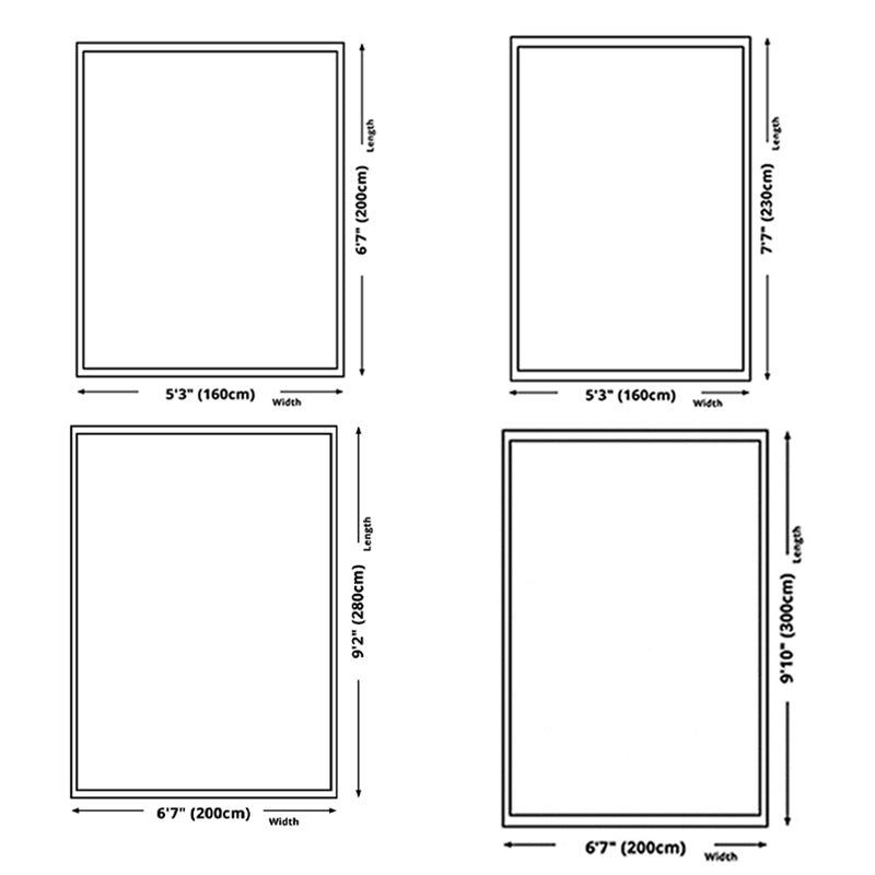 Black Simple Carpet Polyester Striped Carpet Non-Slip Backing Carpet for Living Room