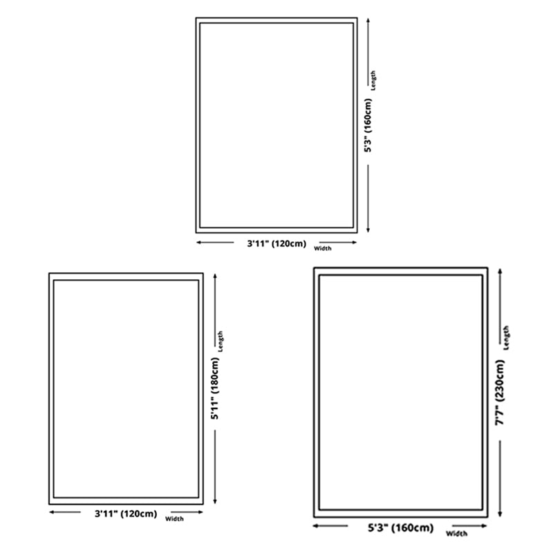 Minimalist Graphic Pattern Rug Polyester Carpet Stain Resistant Indoor Carpet for Home Decoration