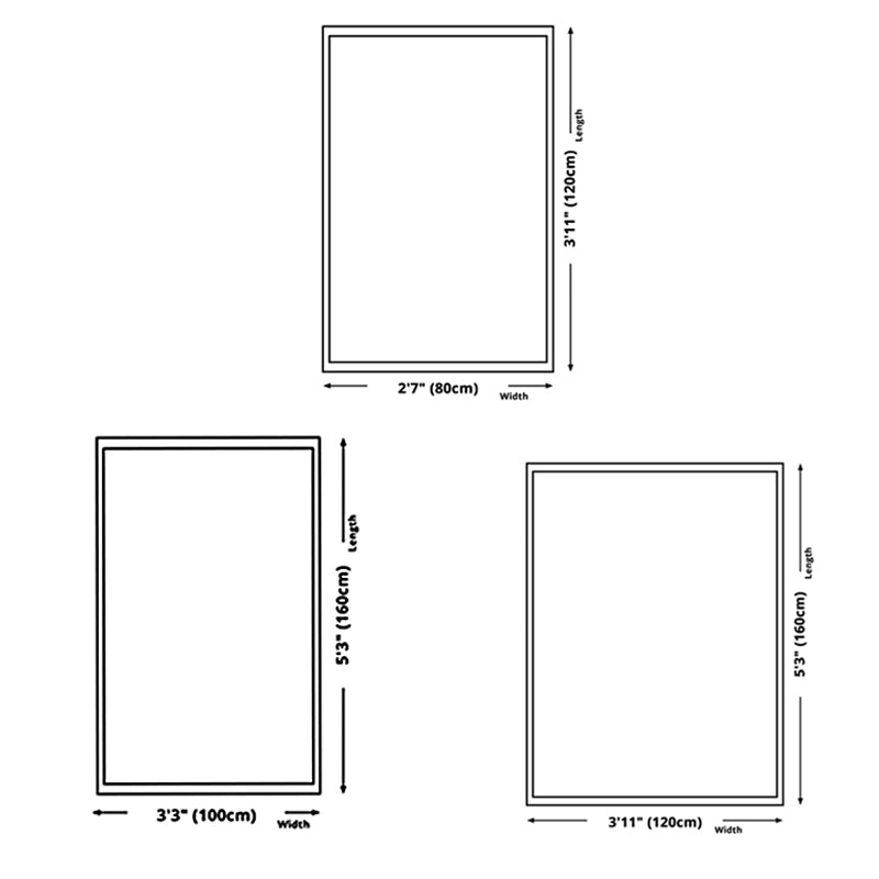 Leisure Geometric Rug Washable Simplicity Rug Stain Resistant Polyester Carpet for Home Decor