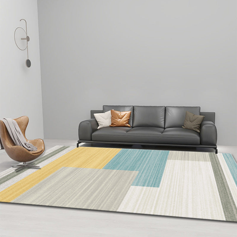 Simplicity Home Decoration Rug Graphic Pattern Area Carpet Polyester Pet Friendly Indoor Carpet