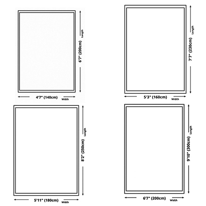 Yellow Geometric Rug Polyester Modern Rug Washable Indoor Rug for Home Decor