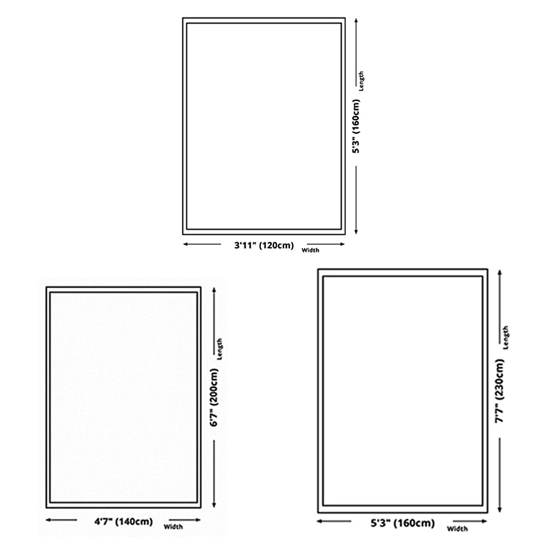 Grey Living Room Area Rug Plant Pattern Polyester Area Carpet Stain Resistant Easy Care Rug