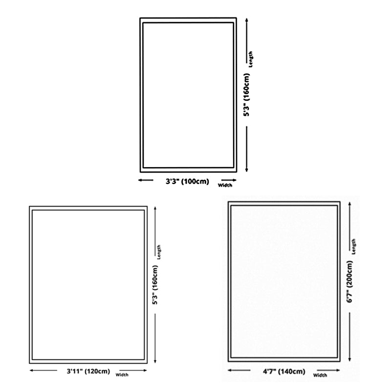 Relaxing Checkered Print Carpet Polyester Area Rug Stain Resistant Indoor Carpet for Living Room