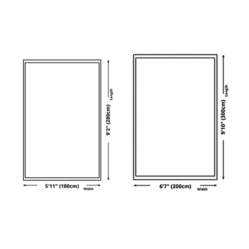 Orange Modern Carpet Polyester Line Carpet Non-Slip Backing Carpet for Living Room