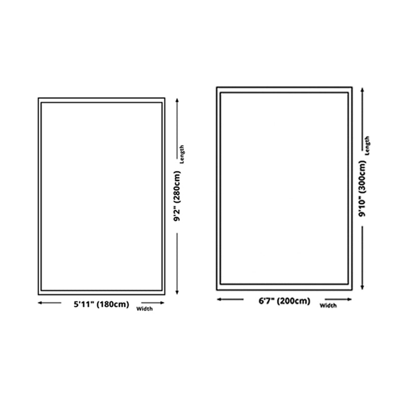 Simplicity Flowing Swirls Print Carpet Polyester Rug Non-Slip Backing Indoor Carpet for Living Room