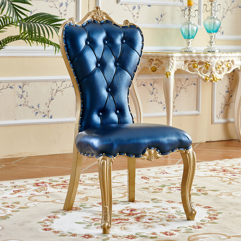 Chaise de salle à manger de style victorien Parsons, chaise sans accoudoirs pour usage domestique
