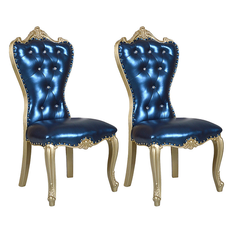 Chaise de salle à manger de style victorien Parsons, chaise sans accoudoirs pour usage domestique