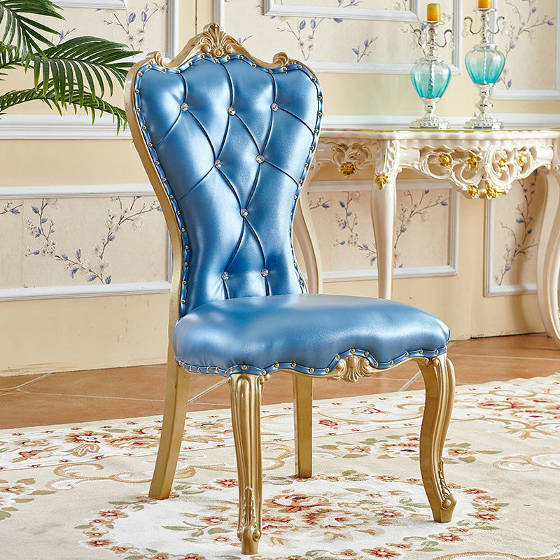 Chaise de salle à manger de style victorien Parsons, chaise sans accoudoirs pour usage domestique